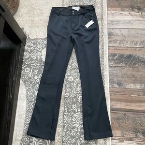 Anthropologie Black Straight Riding pants XS